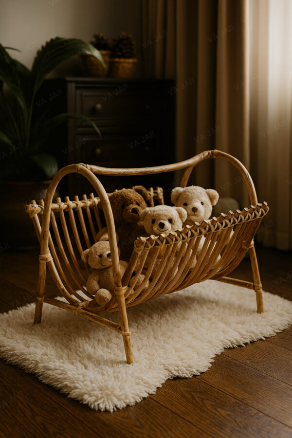 Daugiafunkcis natūralaus bambuko laikiklis