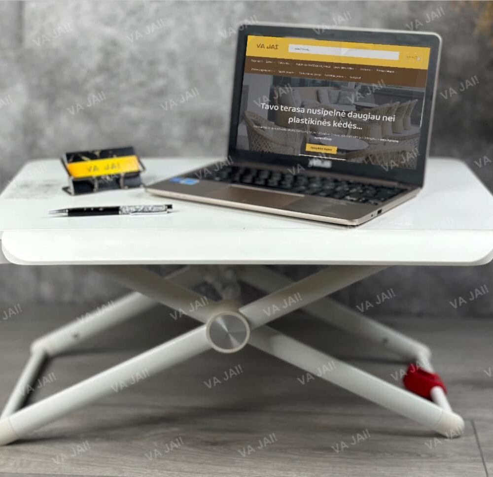 Ergonomiškas reguliuojamas staliukas „JobOut“