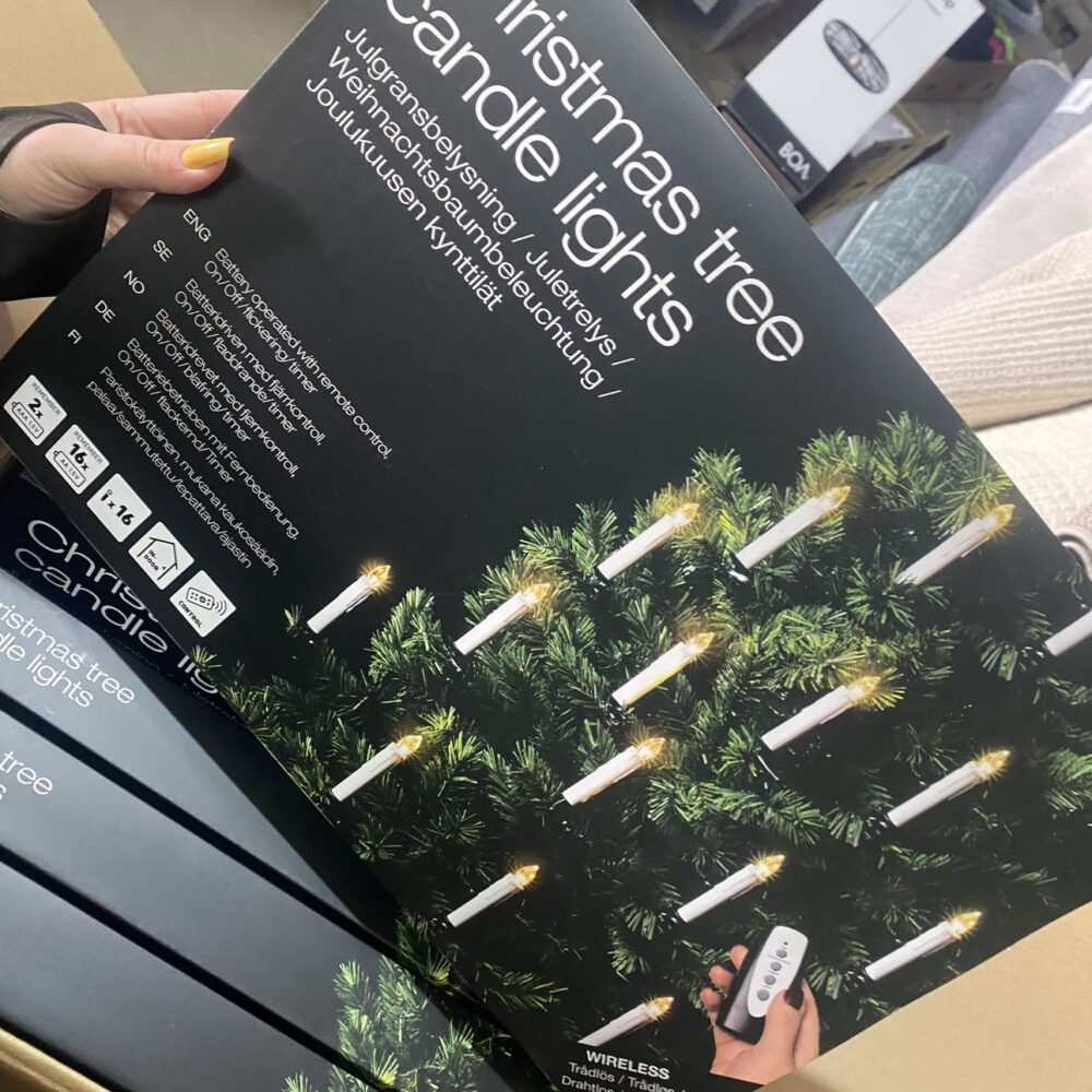 Prabangus LED žvakių su nuotolinio valdymo pulteliu rinkinys