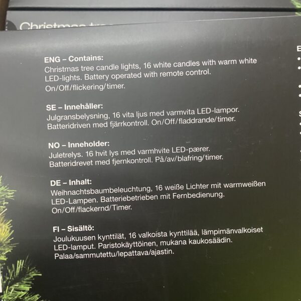 Prabangus LED žvakių su nuotolinio valdymo pulteliu rinkinys