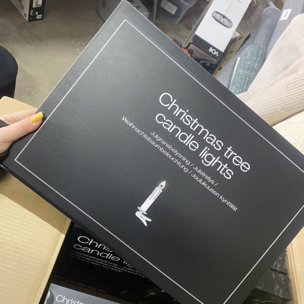 Prabangus LED žvakių su nuotolinio valdymo pulteliu rinkinys