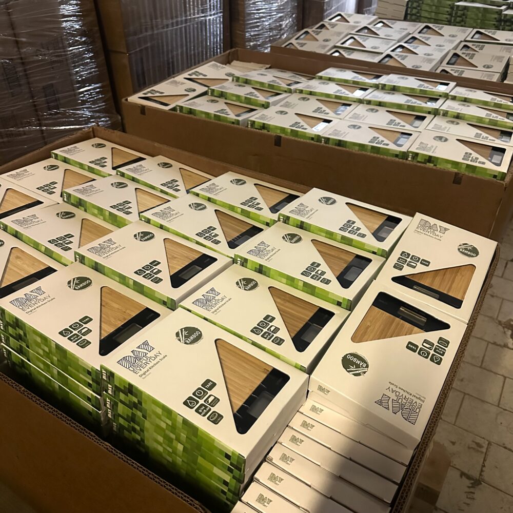 Elektroninės virtuvinės svarstyklės „Bamboo“