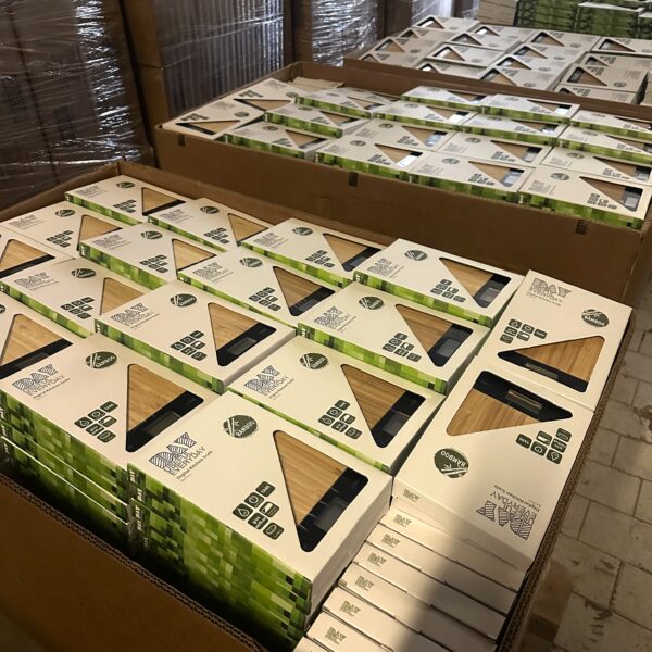 Elektroninės virtuvinės svarstyklės „Bamboo“