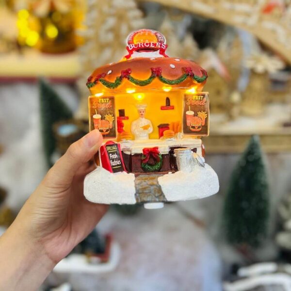 Kalėdinis miestelis „Burger Shop“