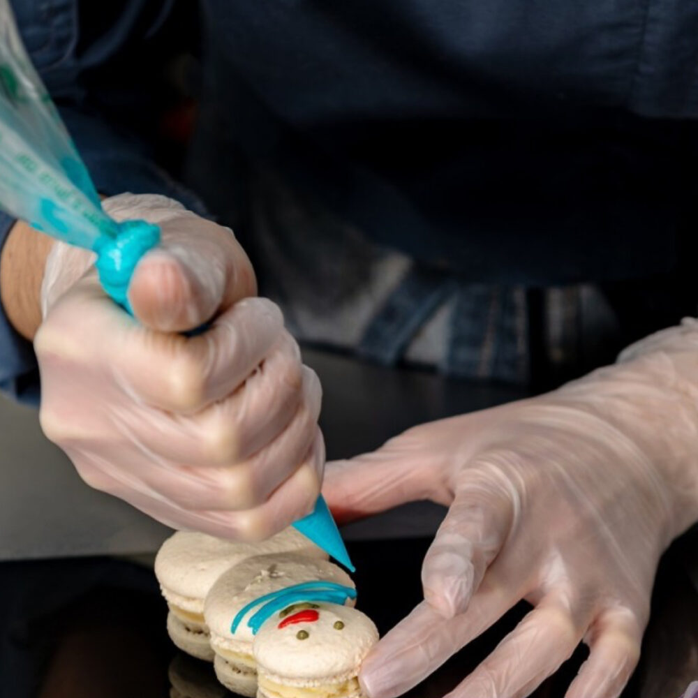 image Vienkartinės PVC – vinilinės pirštinės L dydis