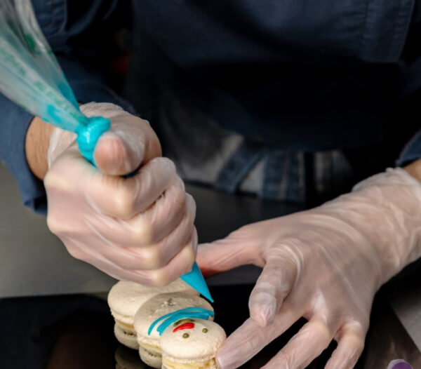 Vienkartinės PVC – vinilinės pirštinės L dydis