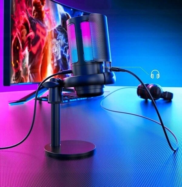 Nor-Tec profesionalus rgb pc mikrofonas