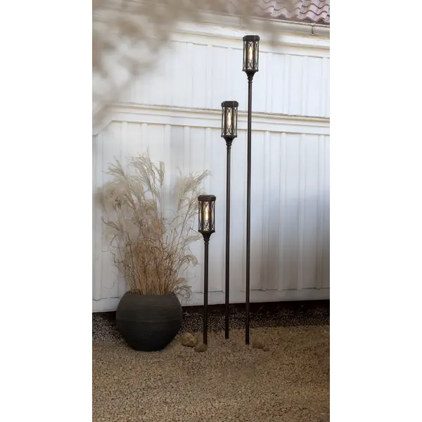 Dekoratyvinis sodo šviestuvas su saulės baterija „Folke“ 180cm